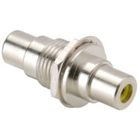 Main product image for RCA Bulkhead Female To Female Yellow 090-273